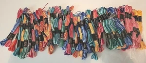 Lot of 12 Skeins 100% Cotton Variegated Embroidery Floss~Primary Color Set - Picture 1 of 7
