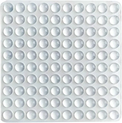 Almohadillas de parachoques adhesivas transparentes - Amortiguación de sonido Pies de goma transparentes para gabinete  Foto 1 de 4