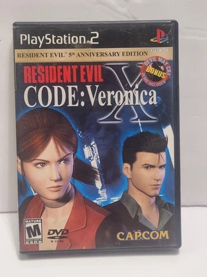 Resident Evil Code Veronica X 5th Anniversary Edition PS2 Playstation 2 Ohne Bonus - Bild 1 von 4