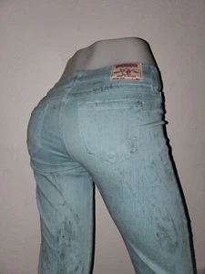 Seltene True Religion Halle Damen Jeans Größe ( 28 ) Skinny Dirty Prints - Bild 1 von 8