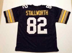 John Stallworth UNSIGNED CUSTOM Sewn Stitched Black Jersey - M, L, XL, 2XL, 3XL - Picture 1 of 2