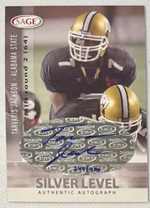Autógrafos Sage 2006 plata #A27 Tarvaris Jackson/400 - Imagen 1 de 2