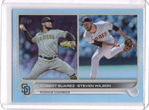 Robert Suarez Steven Wilson ROOKIE COMBOS RAINBOW FOIL 2022 Topps Update #US239 - Picture 1 of 2