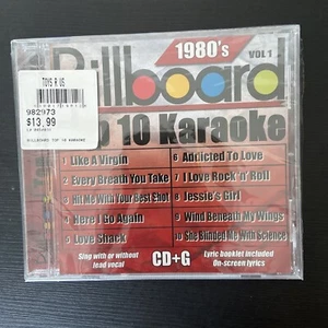 Billboard Top 10 Karaoke: 1980's by Various Artists (CD, 2004) - Picture 1 of 2