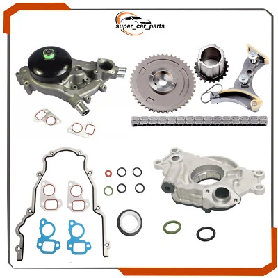 Timing Chain Gasket Kit Water Pump for 07-13 Chevy GMC Yukon 4.8/5.3/6.0/6.2L Foto 1 de 4