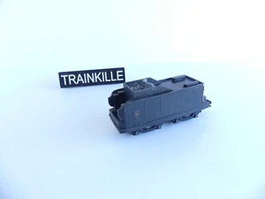 (1) ANTAL / BASCOU HO TENDER EN METAL NOIR POUR LOCOMOTIVE TYPE 231 H 3 RAILS - Imagen 1 de 5