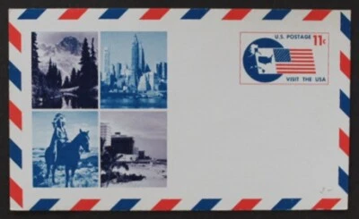 SC53 UNITED STATES 1966 Postal card for international use unused scott UXC5 - Image 1 of 2