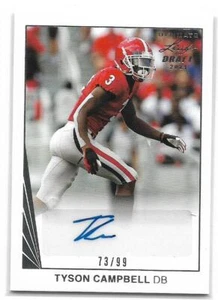Tyson Campbell 2021 Ultimate auto #d 73 / 99 RC JACKSONVILLE JAGUARS - Picture 1 of 1