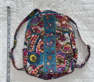 Justice Girls Flower Hearts Stars Small Backpack Bookbag Purse - Picture 1 of 3