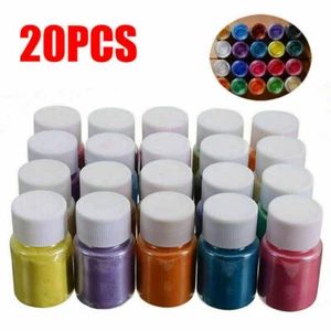 20 colors Resin Epoxy Dye Pigment Powder Pearl Natural Mica Mineral Powder^ - Picture 1 of 16
