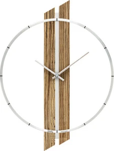 AMS 9606 Wanduhr modern Aluminium Ring 40 x 53 x 5 cm Wanduhren modern Wanduhr - Picture 1 of 1