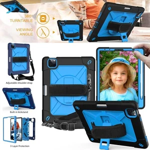 Funda con soporte resistente a prueba de golpes 10,2" para iPad 5º 6º 7º 8º 9º Generación - Imagen 1 de 36