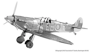 Supermarine Spitfire: Metal Earth 3D Laser Cut Miniature Model Kit 1 sheet - Picture 1 of 2