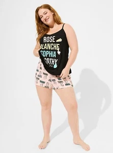 NEW Torrid Golden Girls Top & sleep shorts Pajama SET women Plus Size 2X 18/20 - Picture 1 of 1