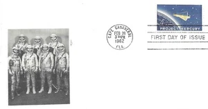 1962 FDC, #1193, 4c Project Mercury, gepflegtes Gütesiegel #8 - Bild 1 von 1