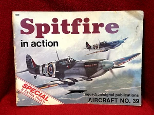 SQUADRON SIGNAL PUBLICATIONS AVIÓN Nº 39 Spitfire en acción tapa blanda 1980 - Imagen 1 de 6