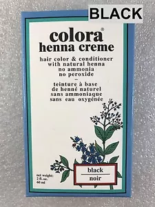 COLOR Y ACONDICIONADOR DE CABELLO CREMA COORA HENNA CON HENNA NATURAL: NEGRO - Imagen 1 de 3