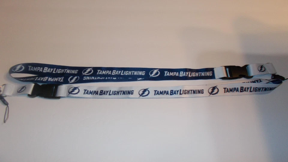 Dos cordones Tampa Bay Lightning NHL impresos en ambos lados 25" envío gratuito Foto 1 de 1