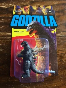 SUPER 7 GODZILLA 62 ReACTION FIGURES THREE TOES UNPUNCHED TOHO - Picture 1 of 4