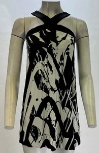 EXPRESS Women's Black White Sleeveless Dress Size XS Retail $80 USED Good Cond - Imagen 1 de 3