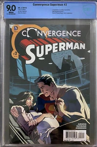 Convergence: Superman #2 1st App of Jon Kent Son of Superman CBCS 9.0 (Not CGC) - Picture 1 of 2