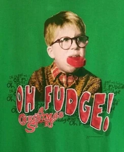 Camiseta Ralphie vintage de la película - Una historia de Navidad - ¡Oh Fudge! Talla M - Imagen 1 de 8