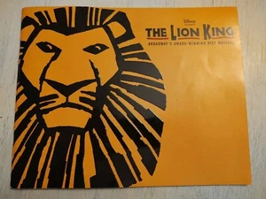 The Lion King Disney Broadway Color Souvenir Program 12x9 - Picture 1 of 9
