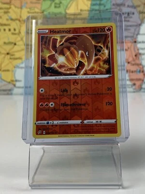 SHIPS SAME DAY Pokemon Card Heatmor 034/192 Reverse Holo Basic Fire Type 2020 - Image 1 of 4