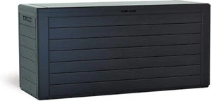 - Cassapanca Multiuso Da Esterno, Capacità 280 L, 55 X 116 X 43,3 Cm, Grigio Ant - Foto 1 di 12