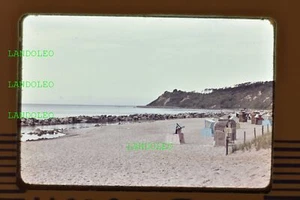 Dia Rostock 70er Jahre? Strand Meer Strandkörbe - Picture 1 of 1