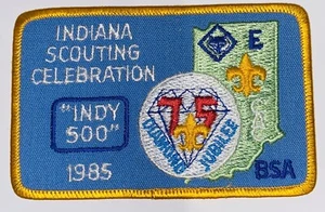 Boy Scout Indy 500 1985 Diamond Jubilee Indiana Patch - Picture 1 of 1