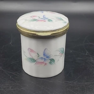"Caja de baratijas Ansley Inglaterra hueso fino china ""Little Sweetheart" - Imagen 1 de 8