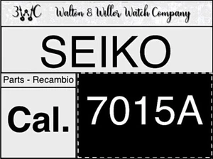 NOS [ 1X ] Seiko Cal. 7015 A spare part watch vintage 7015A - Picture 1 of 5