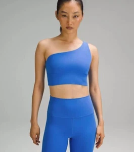 Lululemon Align Supporto Luce Reggiseno Asimmetrico, Coppa A/B Blu - Foto 1 di 5