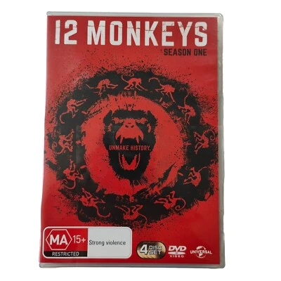 12 Monkeys DVD Season One Aaron Stanford R4 TV Series CULT Drama Classic VGC C - Image 1 of 4