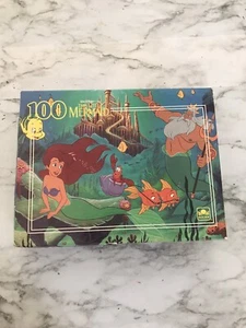 Vintage Disney's The Little Mermaid 100 Piece Puzzle Golden Books - Picture 1 of 2
