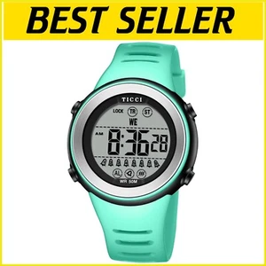 Unisex Waterproof Pill Reminder Watch with Bright Display & 8 Vibrating Alarms - Picture 1 of 9