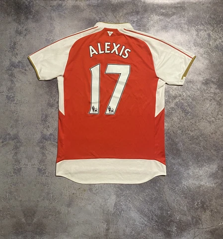 Puma Arsenal 2015-2016 Home #17 Alexis  SOCCER SHIRT FOOTBALL JERSEY Cover