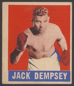 1948 LEAF KNOCK-OUT BUBBLE GUM BOXING ~ #1 ~ JACK DEMPSEY ~ HALL OF FAME - Picture 1 of 2