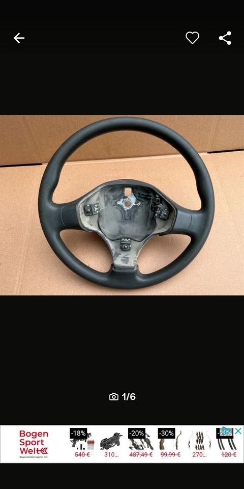 Lenkrad Fiat Ducato 244 - Bild 1 von 1