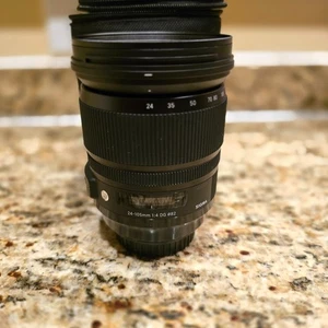 Lente artística Sigma 24-105 mm f/4 DG OS HSM para Canon EF - vidrio limpio + filtro de 82 mm - Imagen 1 de 5