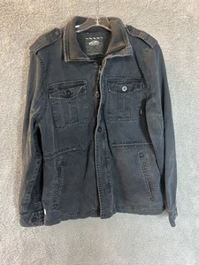 Vans military style jacket Black Gray No. 34. 58694. AA Sz M - Picture 1 of 7