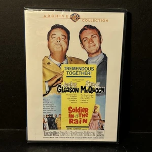 SOLDIER IN THE RAIN (1963) Sealed Comedy DVD JACKIE GLEASON Steve McQueen WARNER - Picture 1 of 2