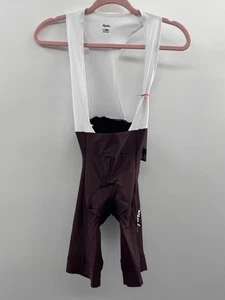 Rapha Core Bib Shorts Men's XS Mahogany White Seamless Cycling Performance NWT - Picture 1 of 10