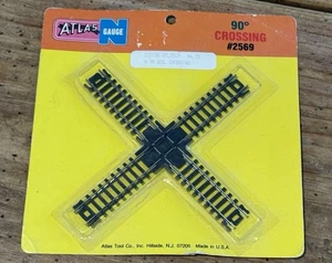 ATLAS N GAUGE #2569 90 Degree Crossing Track NEW Old Stock Atlas Tool Co., USA - Picture 1 of 3