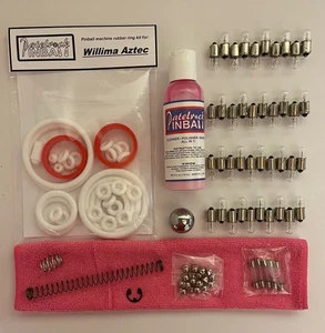 Kit de puesta a punto de mantenimiento de máquina de pinball Williams Aztec 1976 - Imagen 1 de 3