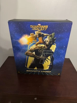 Hot Toys Guardians Of The Galaxy Rocket and Groot Action Figures (MMS254) - Image 1 of 3
