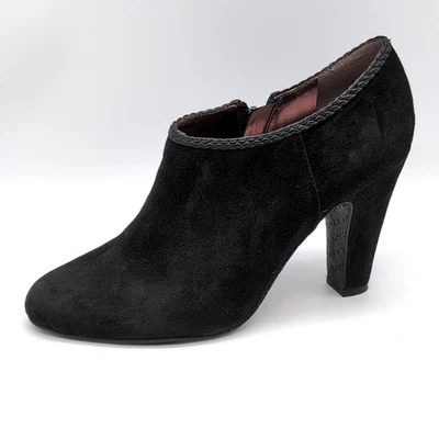 Zapatos de salón Tahari para mujer Rosalee negros 9 gamuza botín al tobillo con cremallera lateral elegantes Foto 1 de 4