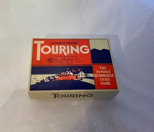 Vintage Antique 1940's Touring Card Game Parker Brothers Made in USA *COMPLETE* - Picture 1 of 3