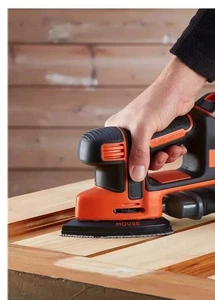 Black and Decker 18V  Cordless Mouse Sander Kit - BDCDS18-GB / Bettery Missing - Picture 1 of 13